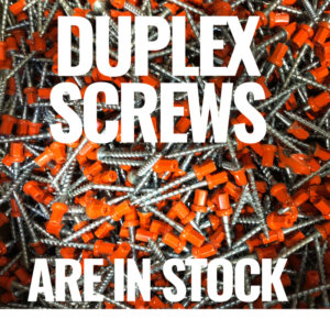 Duplex Screw In Stock