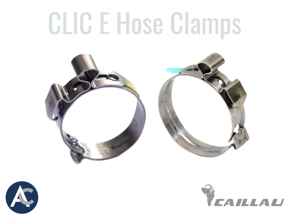 CLIC E color-coded hose clamps