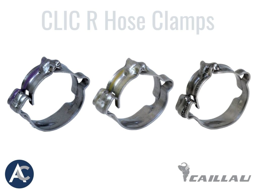 CLIC R color-coded hose clamps