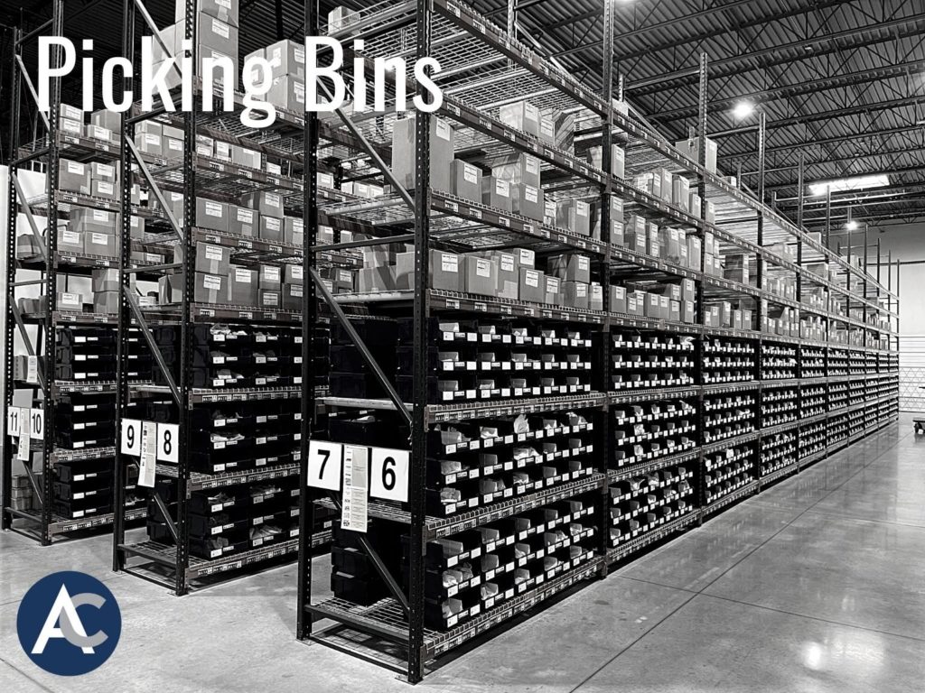 Stocking Bins, Picking Bins for Kitting, Industrial Fasteners Bins
