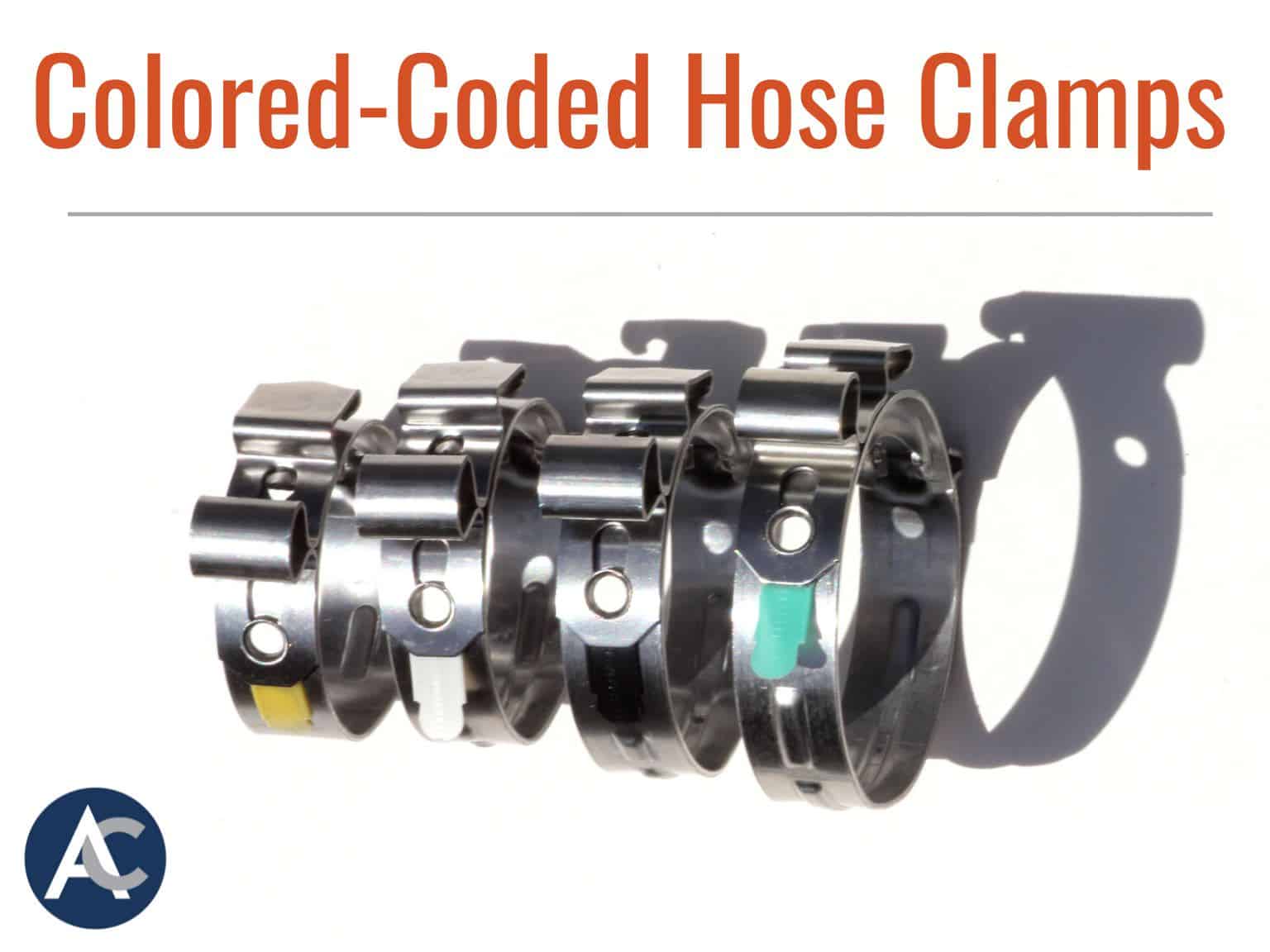 Color-coded hose clamps CLIC