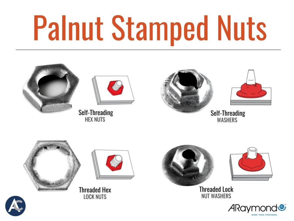 Palnut Stamped Nuts