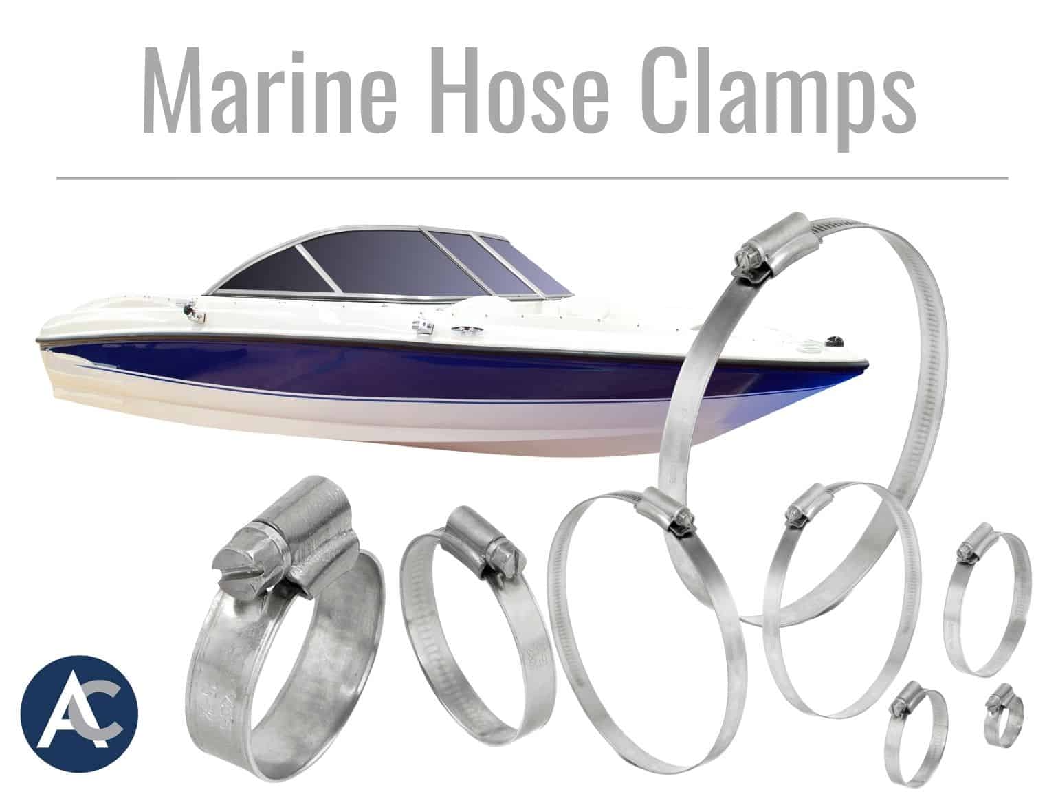 Hose Clamps for Boats, marine hose clamps, IFE hose clamps, Swedish style clamps, IFE Americas USA,