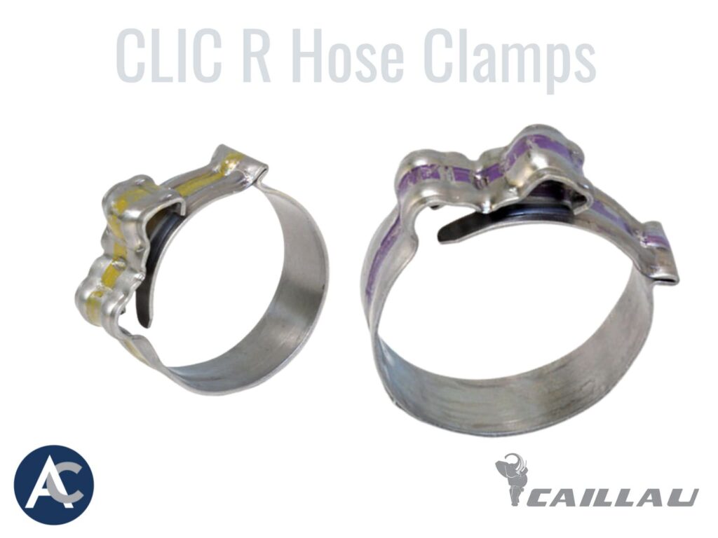 Caillau CLIC R hose clamps