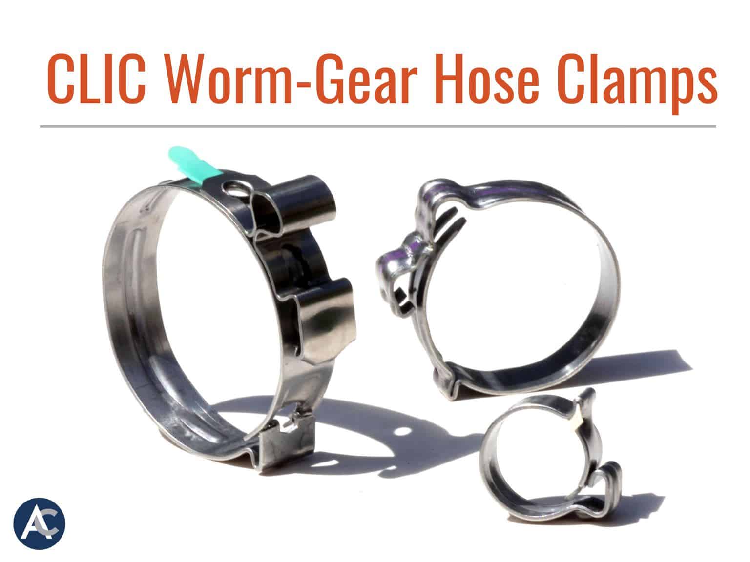 CLIC Worm-Gear Hose Clamps
