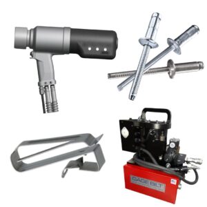 Tools and fasteners for solar panel applications