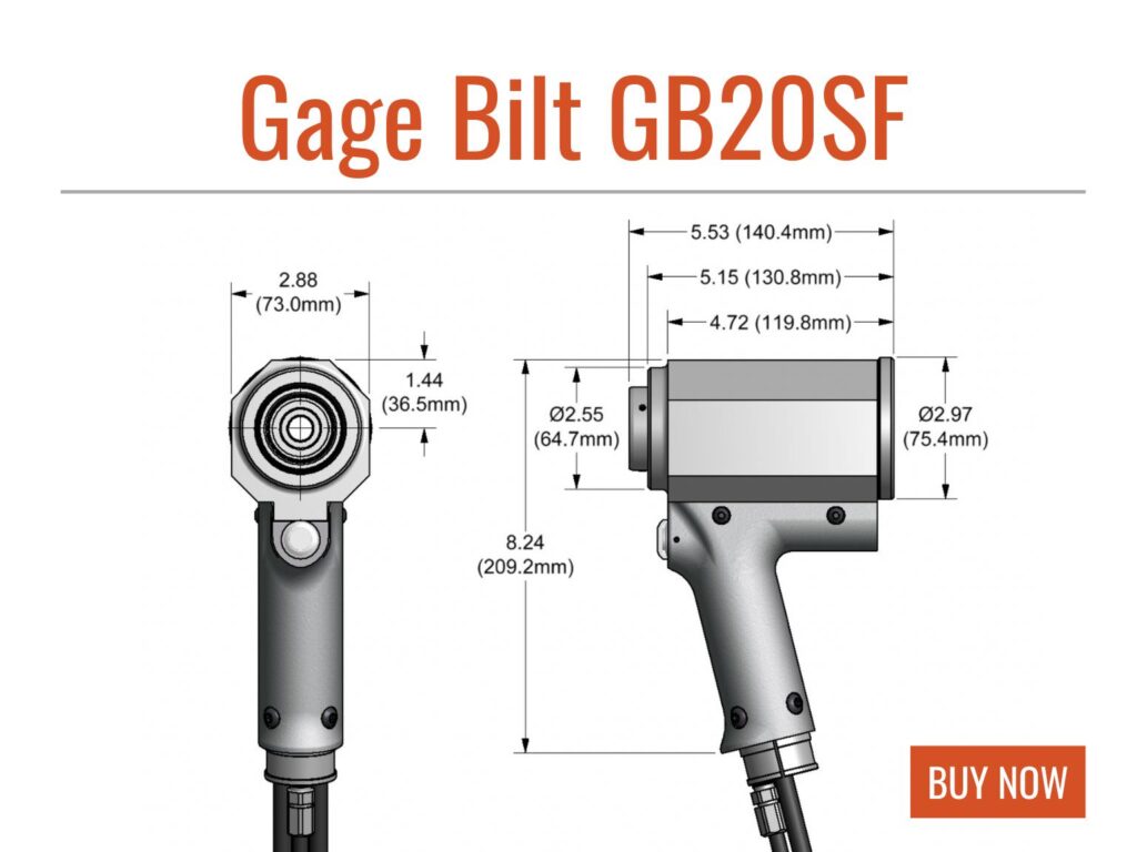 Gage Bilt GB20SF Rivet Driver for solar panels