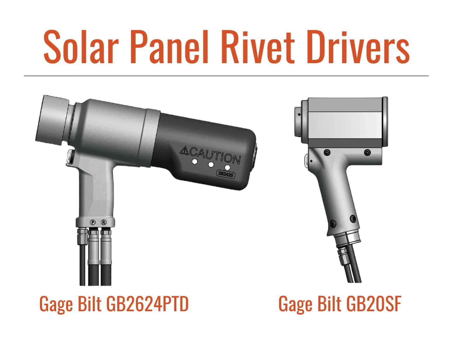 Solar Panel Rivet Drivers