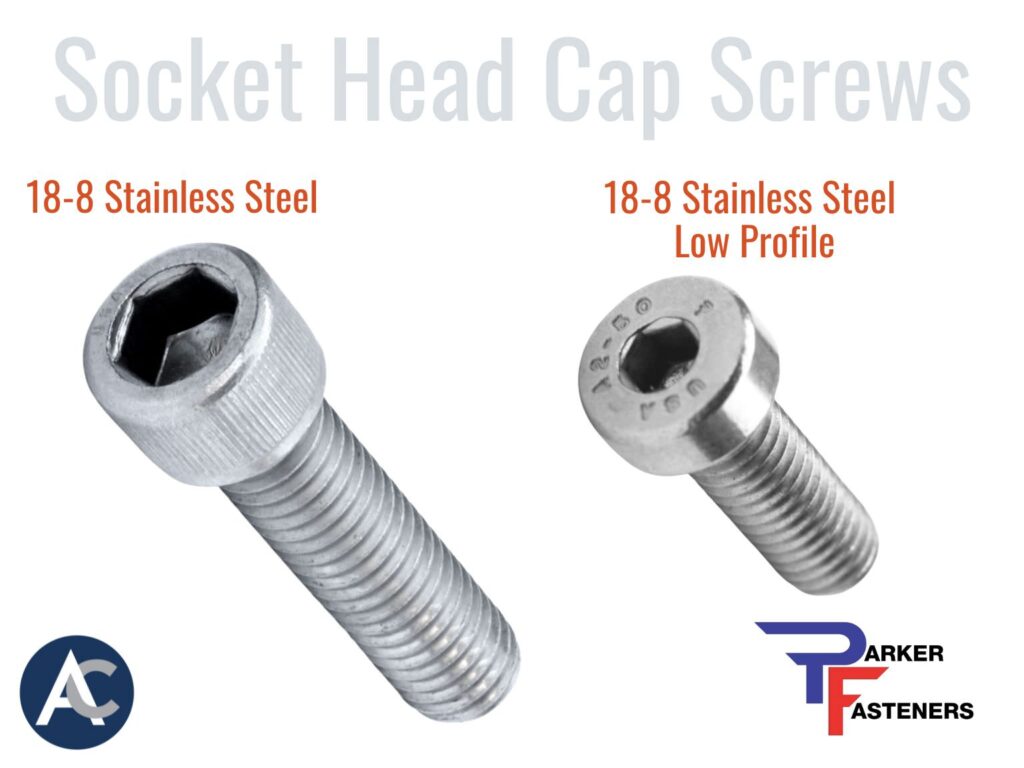 18-8 Stainless Steel Socket Head Cap Screws