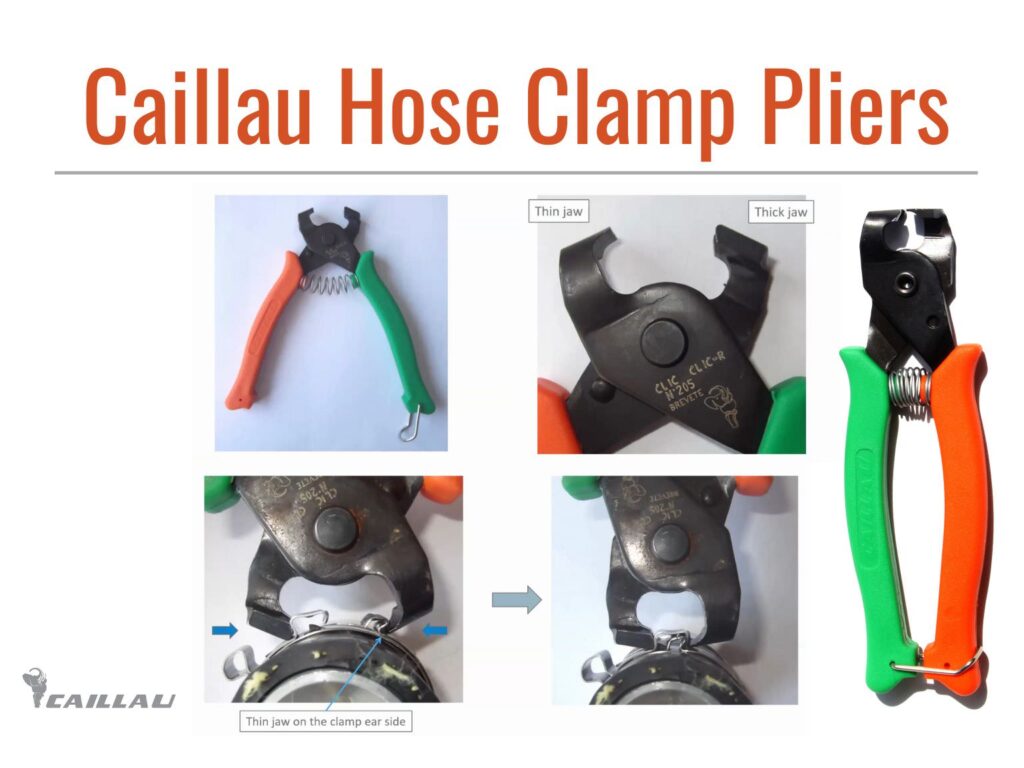 How to use hose clamp pliers