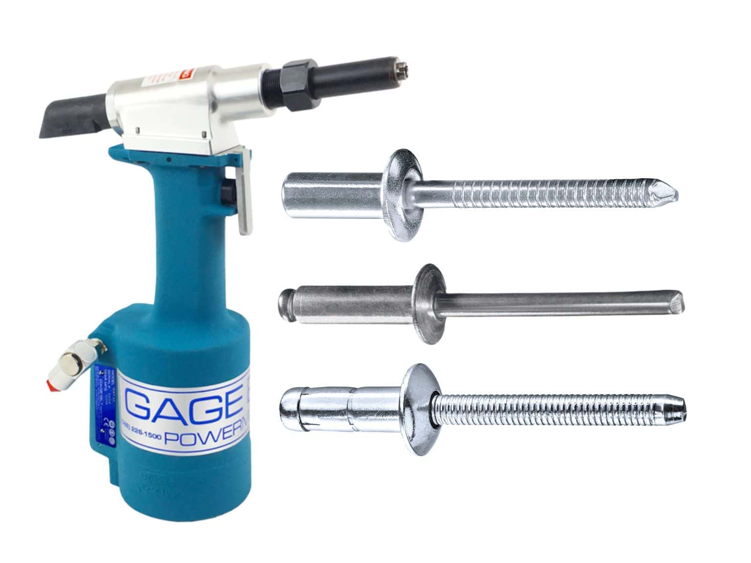 Gage Bilt Rivet Tools To Blind Rivet Chart