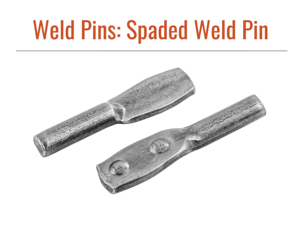 JD Spaded Weld Pin